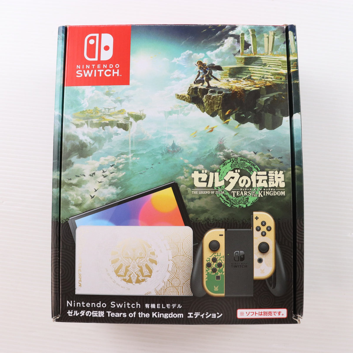 【中古即納】[Switch] (本体) Nintendo Switch(ニンテンドースイッチ) 有機ELモデル ゼルダの伝説 ティアーズ オブ ザ キングダムエディション 任天堂(HEG-S-KDAAA)(20230429)