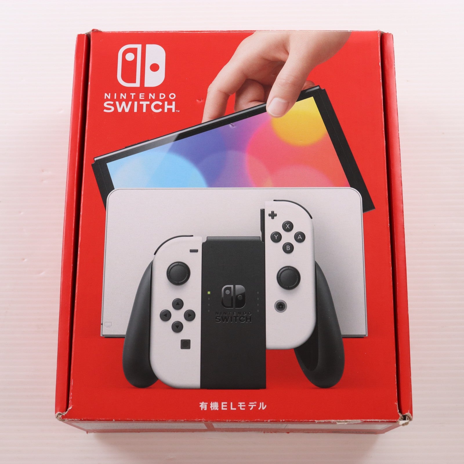 【中古即納】[Switch] (本体) Nintendo Switch(ニンテンドースイッチ) 有機ELモデル Joy-Con(L)/(R) ホワイト 任天堂(HEG-S-KAAAA)(20211008)