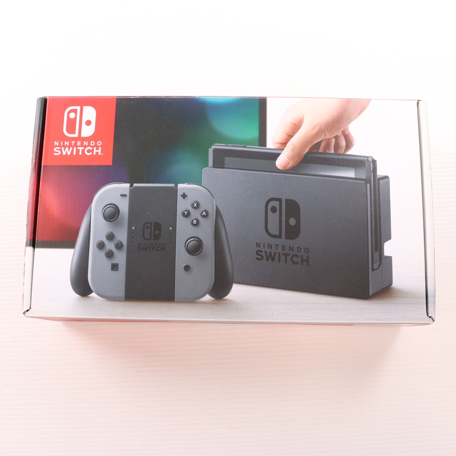 【中古即納】[Switch] (本体) Nintendo Switch(ニンテンドースイッチ) Joy-Con(L)/R グレー 任天堂(HAC-S-KAAAA)(20170303)