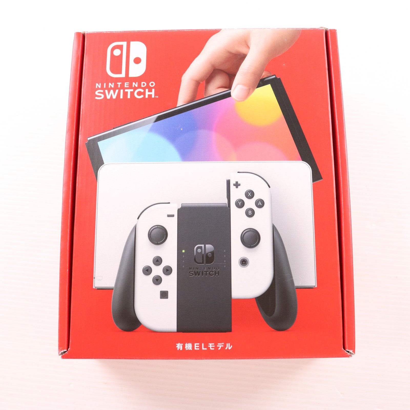 【中古即納】[Switch] (本体) Nintendo Switch(ニンテンドースイッチ) 有機ELモデル Joy-Con(L)/(R) ホワイト 任天堂(HEG-S-KAAAA)(20211008)
