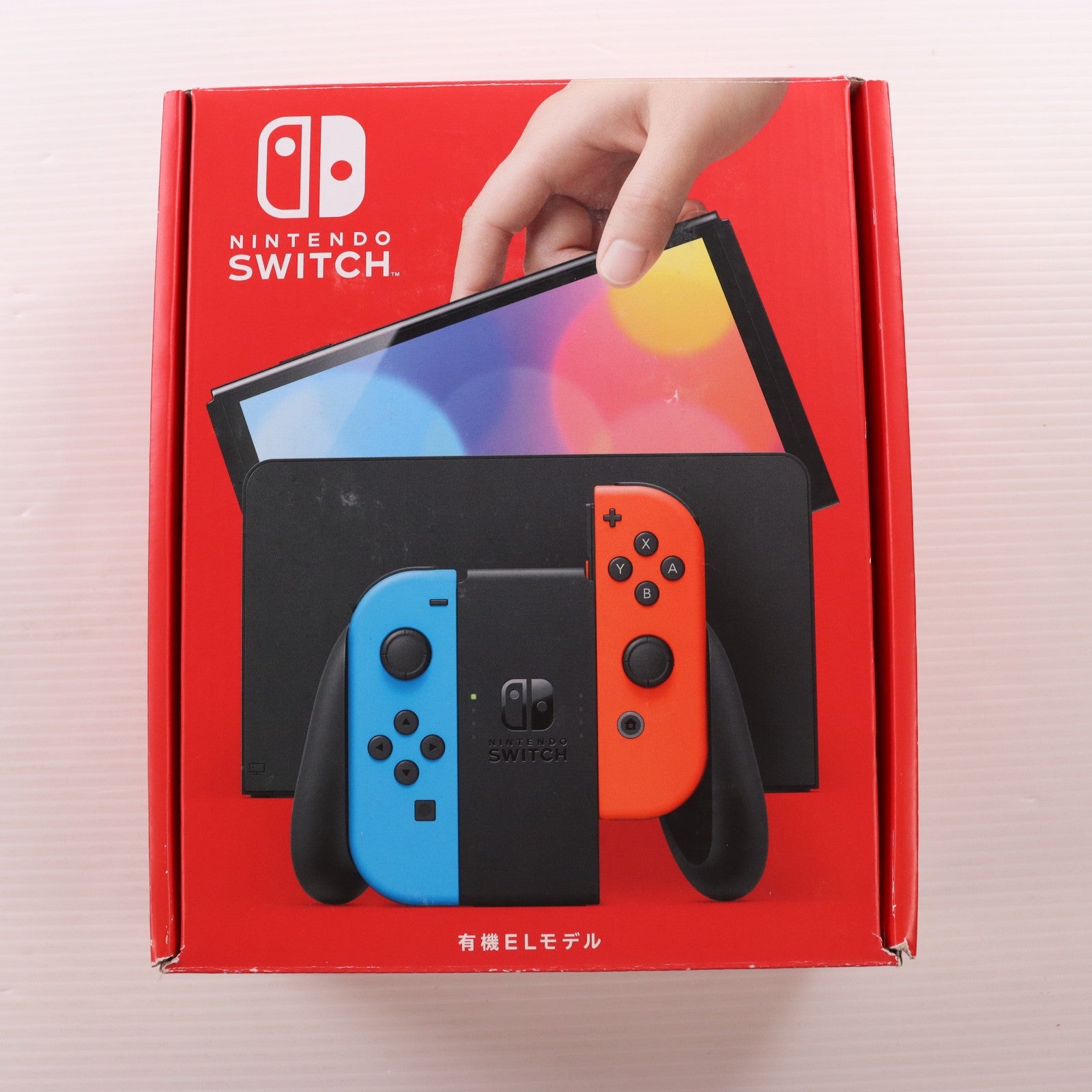 【中古即納】[Switch] (本体) Nintendo Switch(ニンテンドースイッチ) 有機ELモデル Joy-Con(L) ネオンブルー/(R) ネオンレッド 任天堂(HEG-S-KABAA)(20211008)