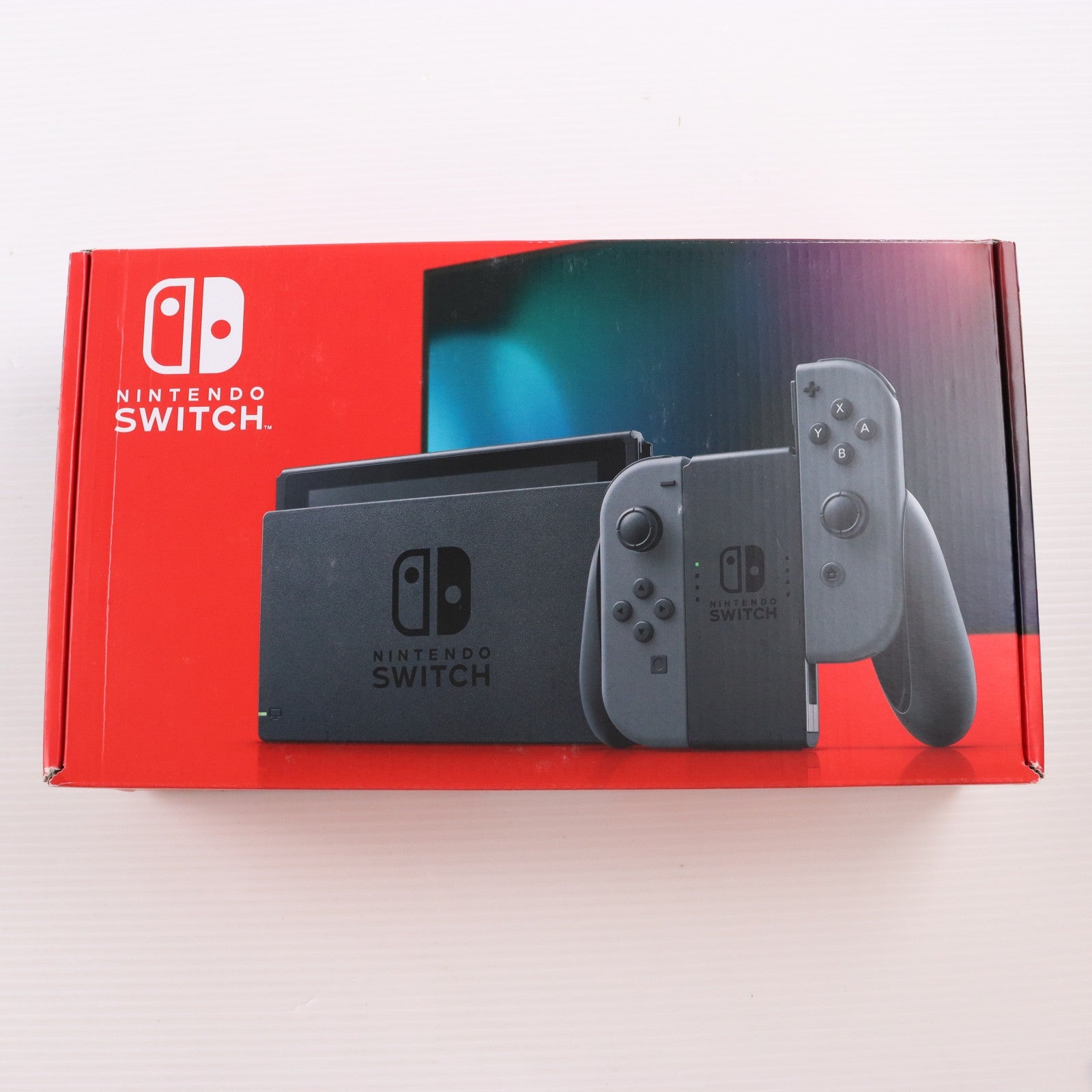 【中古即納】[Switch] (本体) Nintendo Switch(ニンテンドースイッチ) Joy-Con(L)/R グレー 任天堂(HAD-S-KAAAA)(20190830)