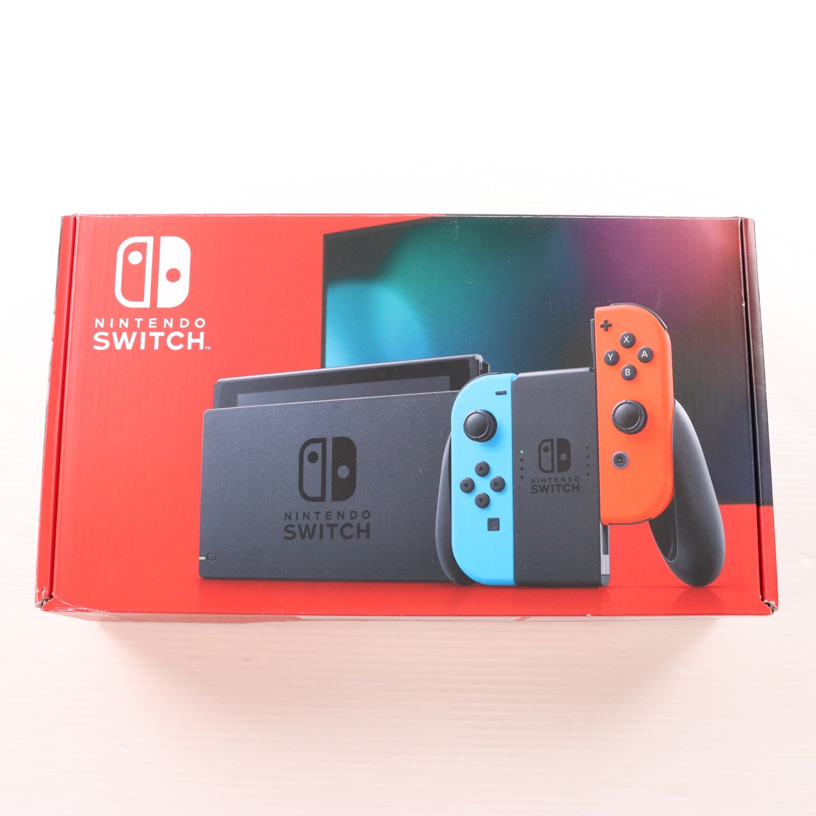 【中古即納】[Switch] (本体) Nintendo Switch(ニンテンドースイッチ) Joy-Con(L) ネオンブルー/(R) ネオンレッド 任天堂(HAD-S-KABAA)(20190830)