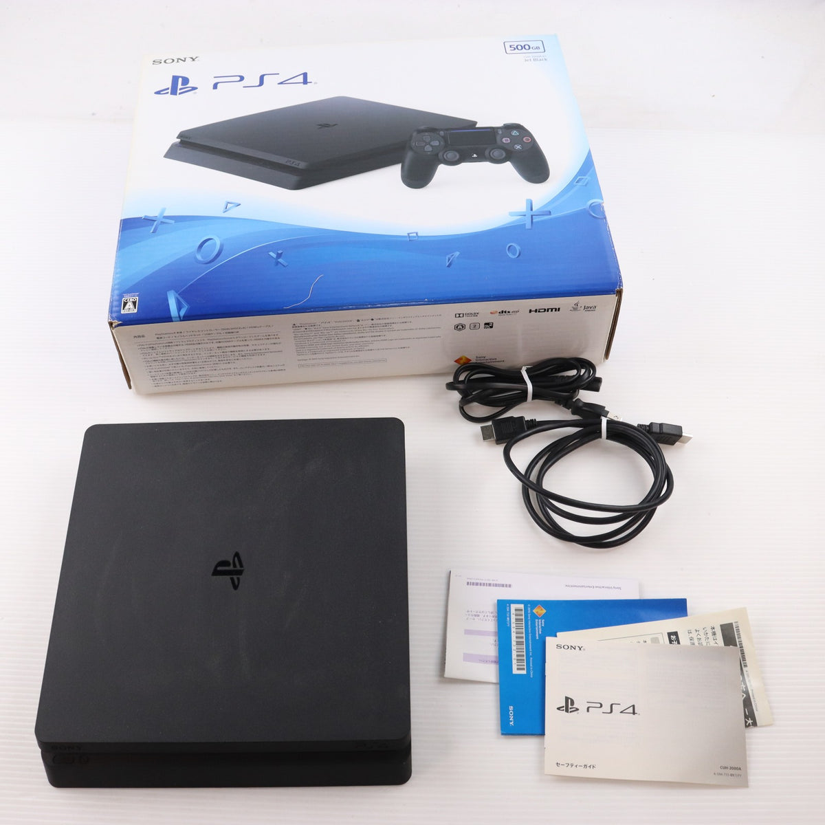 【中古即納】[PS4] (本体) PlayStation 4(プレイステーション4) ジェット・ブラック HDD500GB SIE(CUH-2000AB01)(20160915)