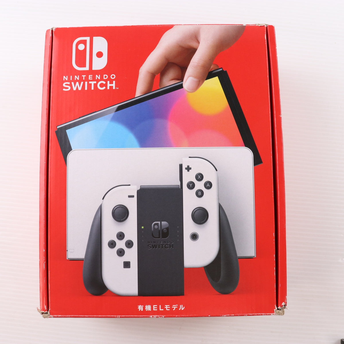 【中古即納】[Switch] (本体) Nintendo Switch(ニンテンドースイッチ) 有機ELモデル Joy-Con(L)/(R) ホワイト 任天堂(HEG-S-KAAAA)(20211008)