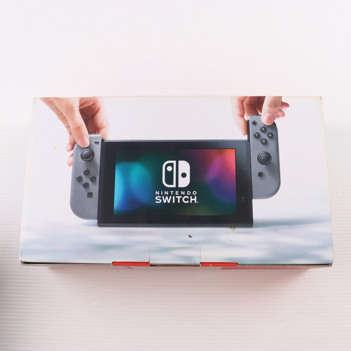 【中古即納】[Switch] (本体) Nintendo Switch(ニンテンドースイッチ) Joy-Con(L)/R グレー 任天堂(HAC-S-KAAAA)(20170303)