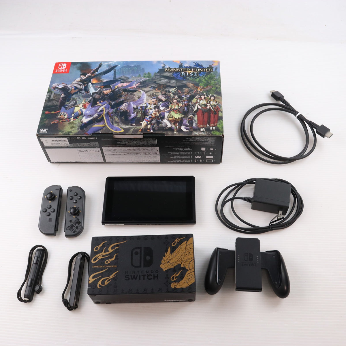 【中古即納】[Switch] (本体) Nintendo Switch(ニンテンドースイッチ) モンスターハンターライズ スペシャルエディション 任天堂(HAD-S-KGAGL)(20210326)