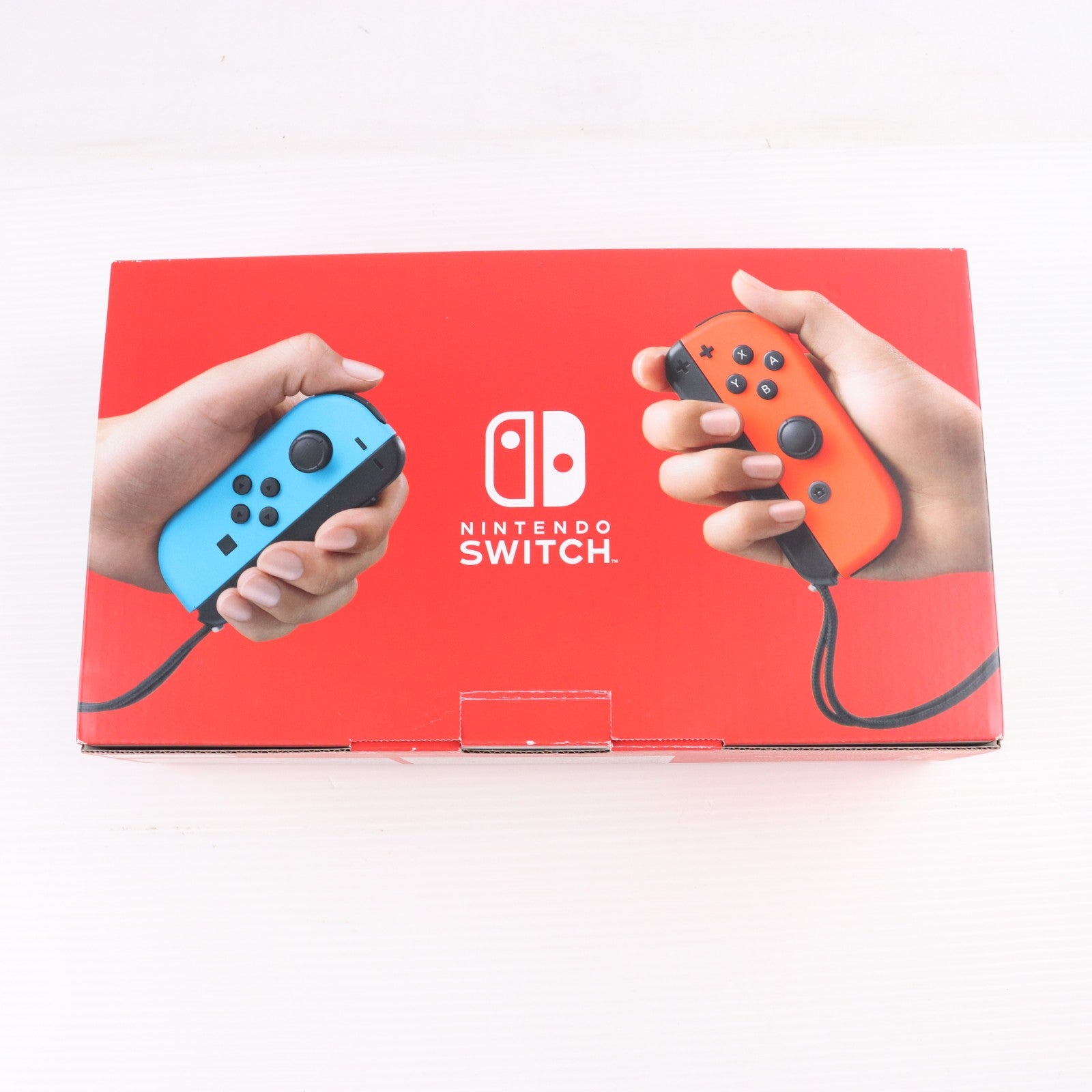 【中古即納】[Switch] (本体) Nintendo Switch(ニンテンドースイッチ) Joy-Con(L) ネオンブルー/(R) ネオンレッド 任天堂(HAD-S-KABAA)(20190830)