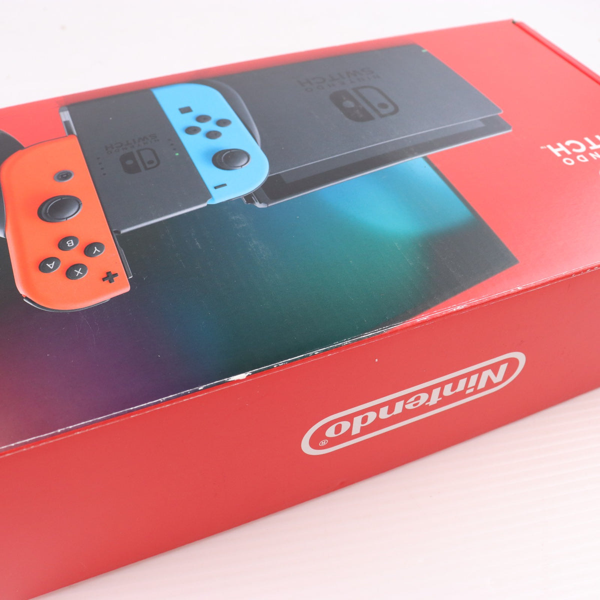 【中古即納】[Switch] (本体) Nintendo Switch(ニンテンドースイッチ) Joy-Con(L) ネオンブルー/(R) ネオンレッド 任天堂(HAD-S-KABAA)(20190830)