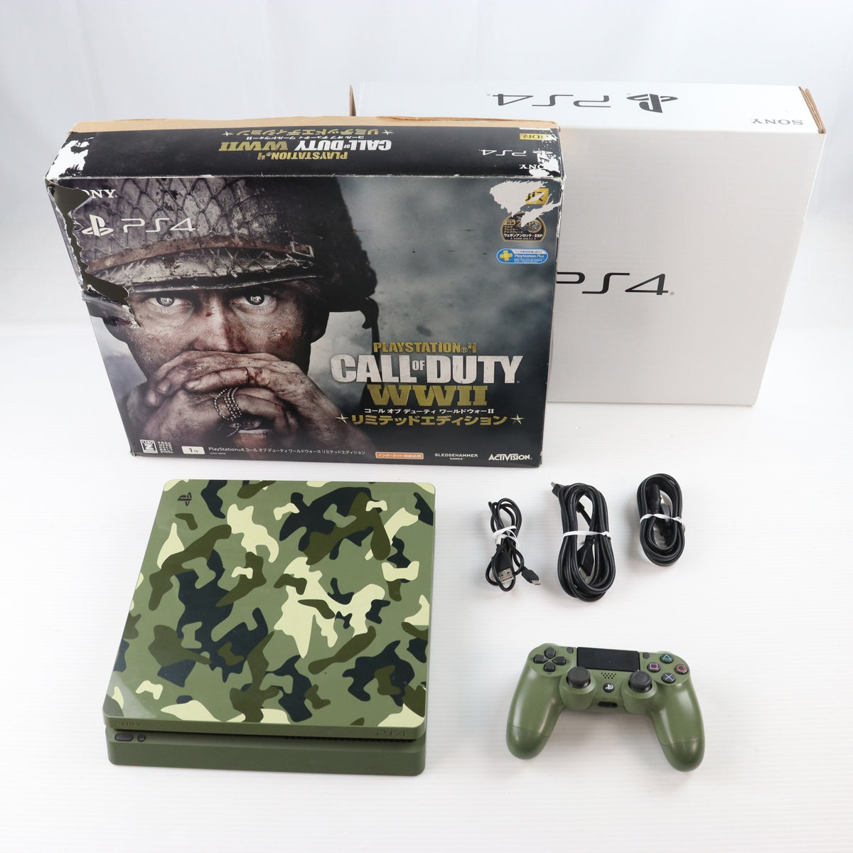 【中古即納】[PS4] (本体) PlayStation 4(プレイステーション4) コール オブ デューティ ワールドウォーII(Call of Duty: WWII) リミテッドエディション SIE(CUHJ-10018)(20171103)