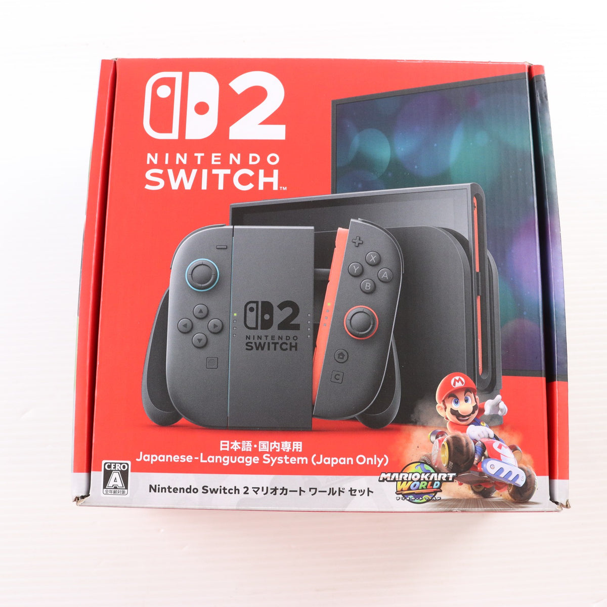 【中古即納】[Switch2] (本体) Nintendo Switch 2(ニンテンドースイッチ2)(日本語・国内専用) マリオカート ワールド セット 任天堂(BEE-S-KB6PA)(20250605)