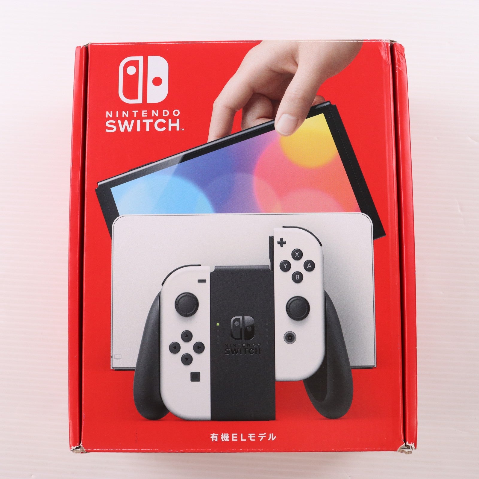 【中古即納】[Switch] (本体) Nintendo Switch(ニンテンドースイッチ) 有機ELモデル Joy-Con(L)/(R) ホワイト 任天堂(HEG-S-KAAAA)(20211008)