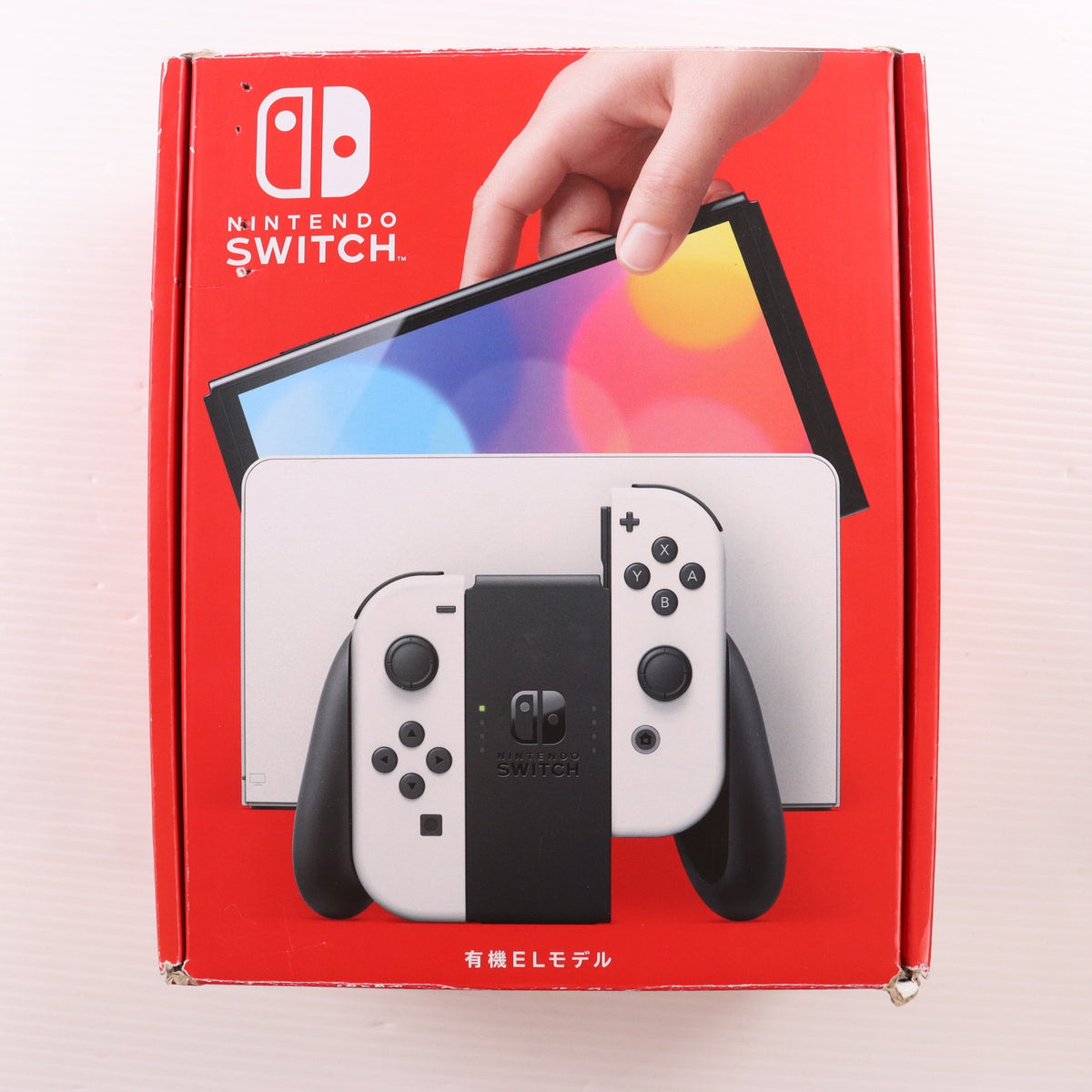 【中古即納】[Switch] (本体) Nintendo Switch(ニンテンドースイッチ) 有機ELモデル Joy-Con(L)/(R) ホワイト 任天堂(HEG-S-KAAAA)(20211008)