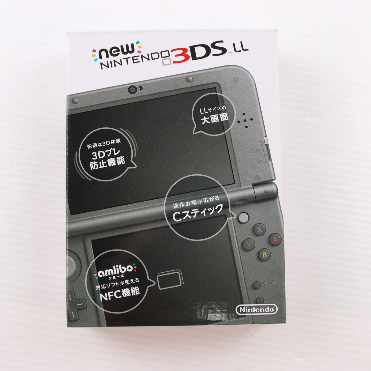 【中古即納】[3DS] (本体) Newニンテンドー3DS LL メタリックブラック 任天堂(RED-S-VAAA)(20141011)