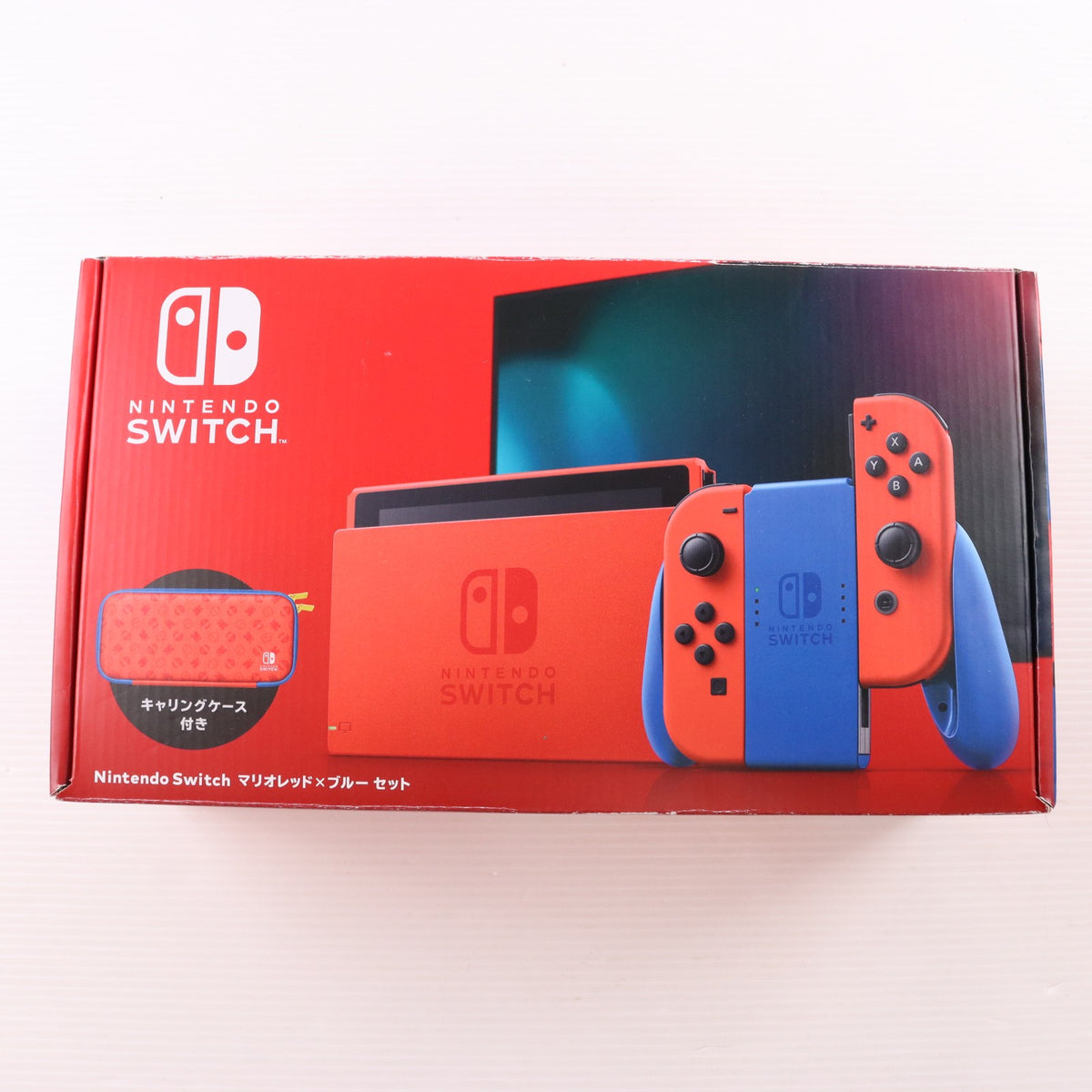 【中古即納】[Switch] (本体) Nintendo Switch(ニンテンドースイッチ) マリオレッド×ブルー セット 任天堂(HAD-S-RAAAF)(20210212)