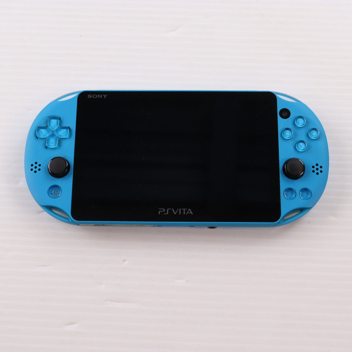 【中古即納】[PSVita] (本体) PlayStation Vita(プレイステーション ヴィータ) Wi-Fiモデル アクア・ブルー SCE(PCH-2000ZA23)(20150917)