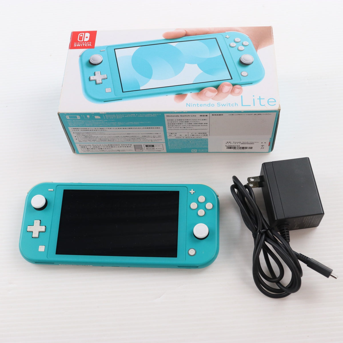 【中古即納】[Switch] (本体) Nintendo Switch Lite(ニンテンドースイッチライト) ターコイズ 任天堂(HDH-S-BAZAA)(20190920)
