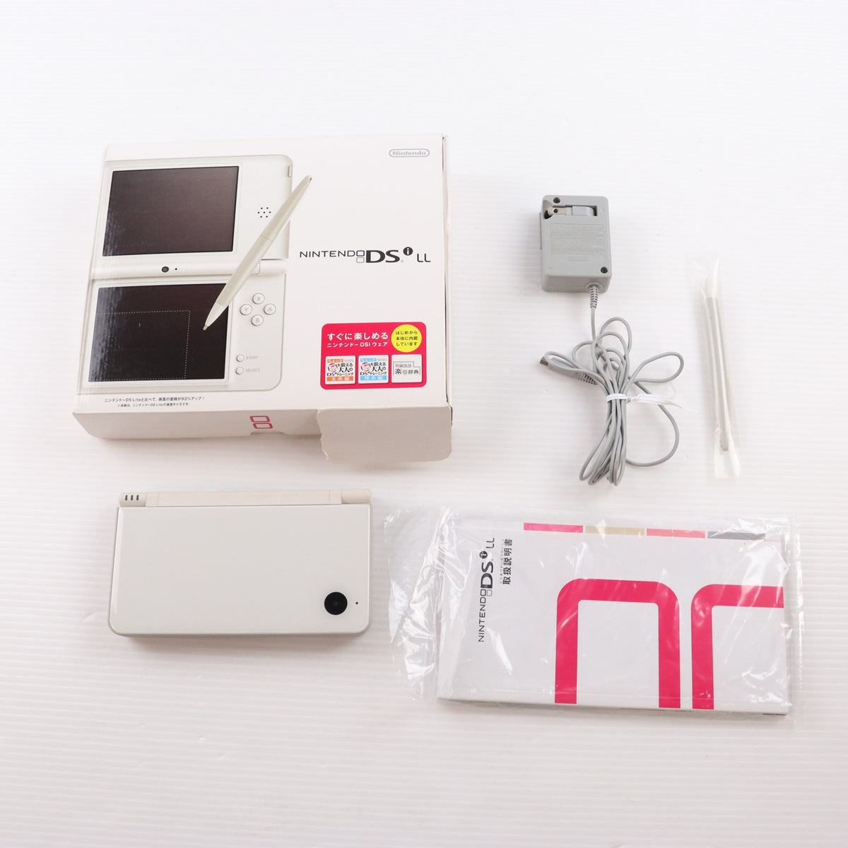 【中古即納】[NDS] (本体) ニンテンドーDsi LL ナチュラルホワイト 任天堂(UTL-S-WGA)(20091121)
