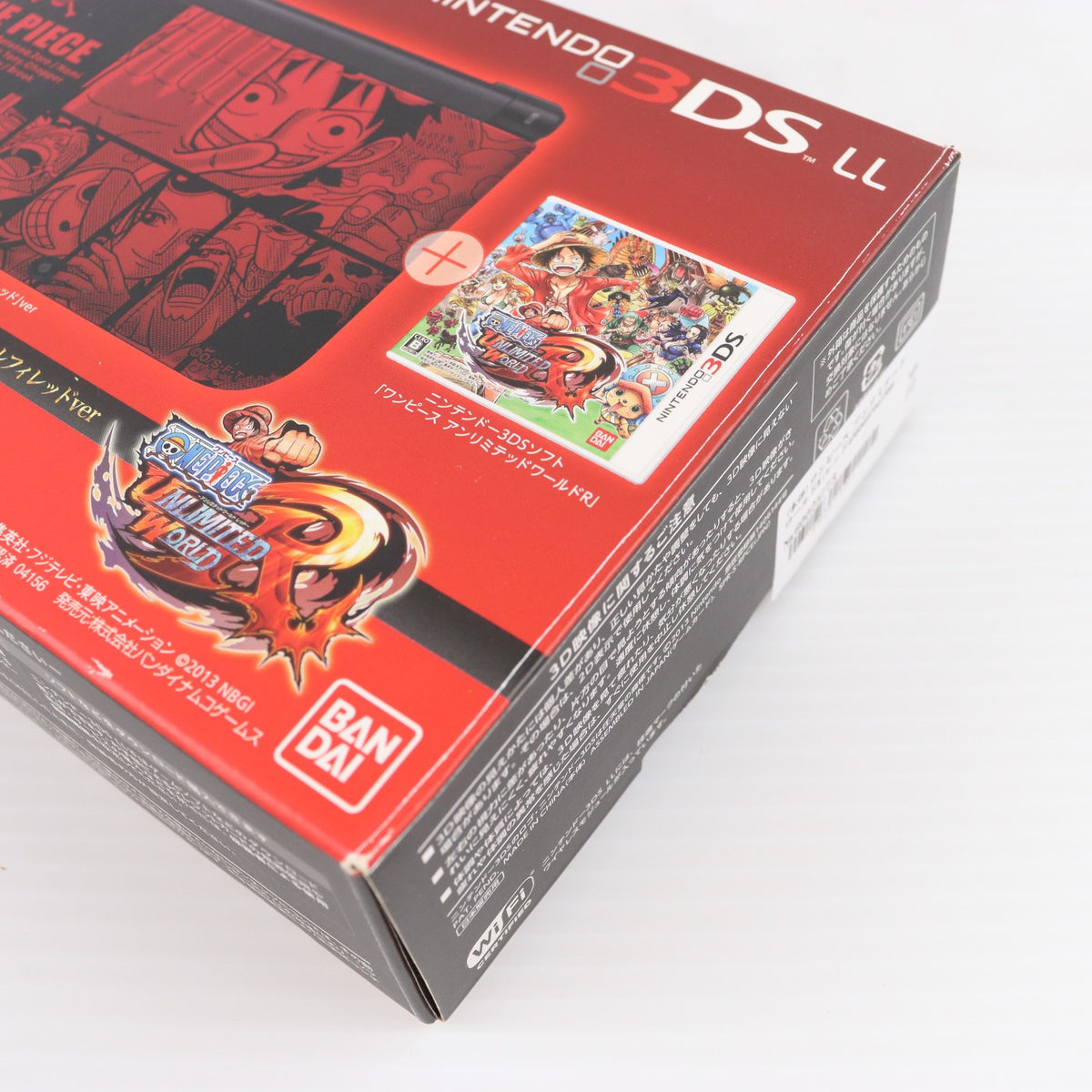 【中古即納】[3DS] (本体) ワンピース アンリミテッドワールドR(レッド) アドベンチャーパック ルフィレッドVer.(ニンテンドー3DSLL同梱版) バンダイナムコゲームス(SPR-S-RPCE)(20131121)
