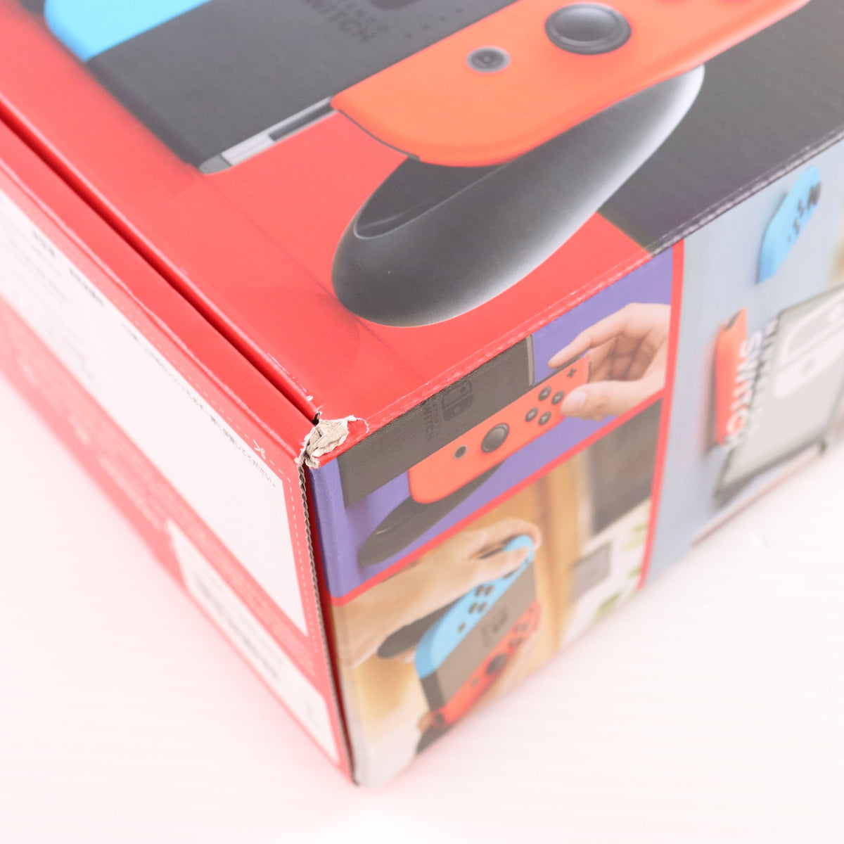 【中古即納】[Switch] (本体)(未使用) Nintendo Switch(ニンテンドースイッチ) Joy-Con(L) ネオンブルー/R ネオンレッド 任天堂(HAD-S-KABAH)(20190830)