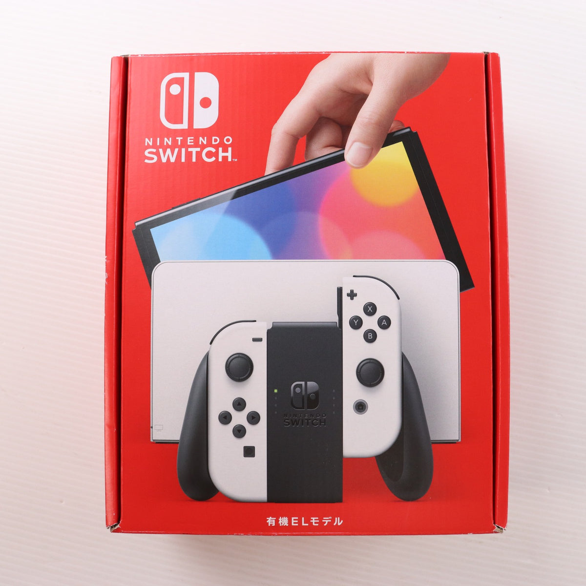 【中古即納】[Switch] (本体) Nintendo Switch(ニンテンドースイッチ) 有機ELモデル Joy-Con(L)/(R) ホワイト 任天堂(HEG-S-KAAAA)(20211008)