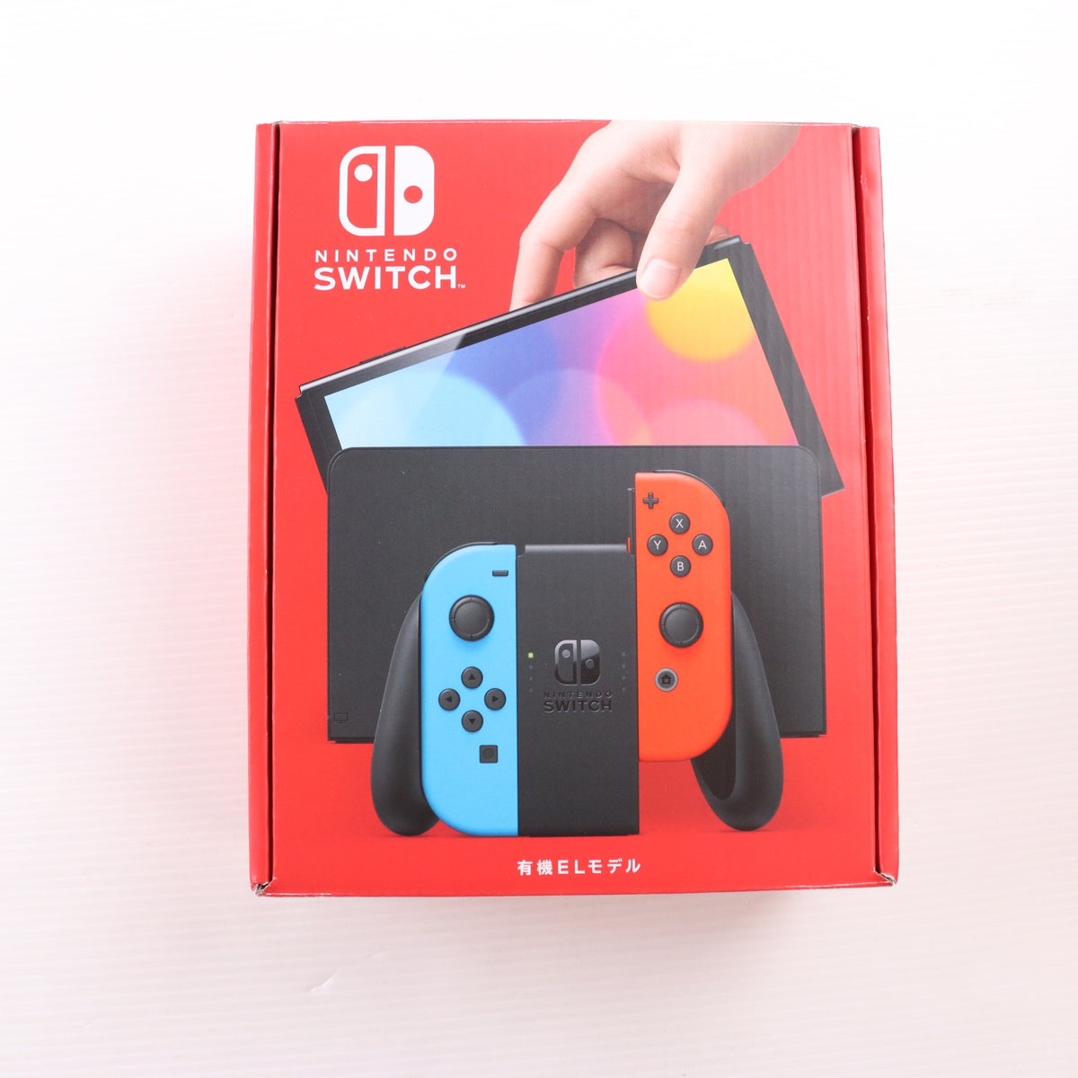 【中古即納】[Switch] (本体) Nintendo Switch(ニンテンドースイッチ) 有機ELモデル Joy-Con(L) ネオンブルー/(R) ネオンレッド 任天堂(HEG-S-KABAA)(20211008)