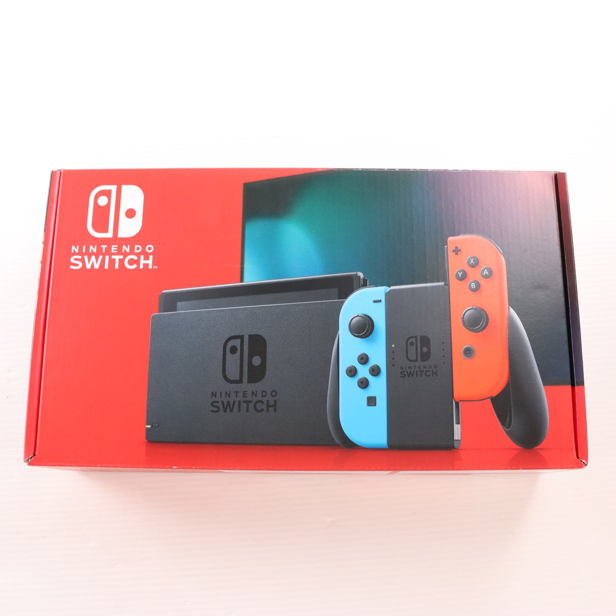 【中古即納】[Switch] (本体) Nintendo Switch(ニンテンドースイッチ) Joy-Con(L) ネオンブルー/(R) ネオンレッド 任天堂(HAD-S-KABAA)(20190830)