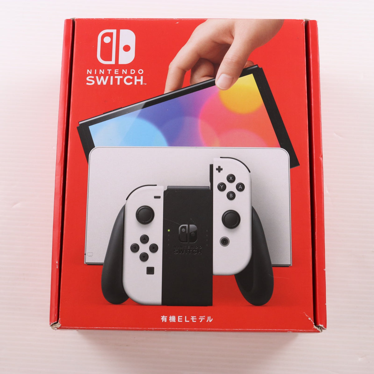 【中古即納】[Switch] (本体) Nintendo Switch(ニンテンドースイッチ) 有機ELモデル Joy-Con(L)/(R) ホワイト 任天堂(HEG-S-KAAAA)(20211008)