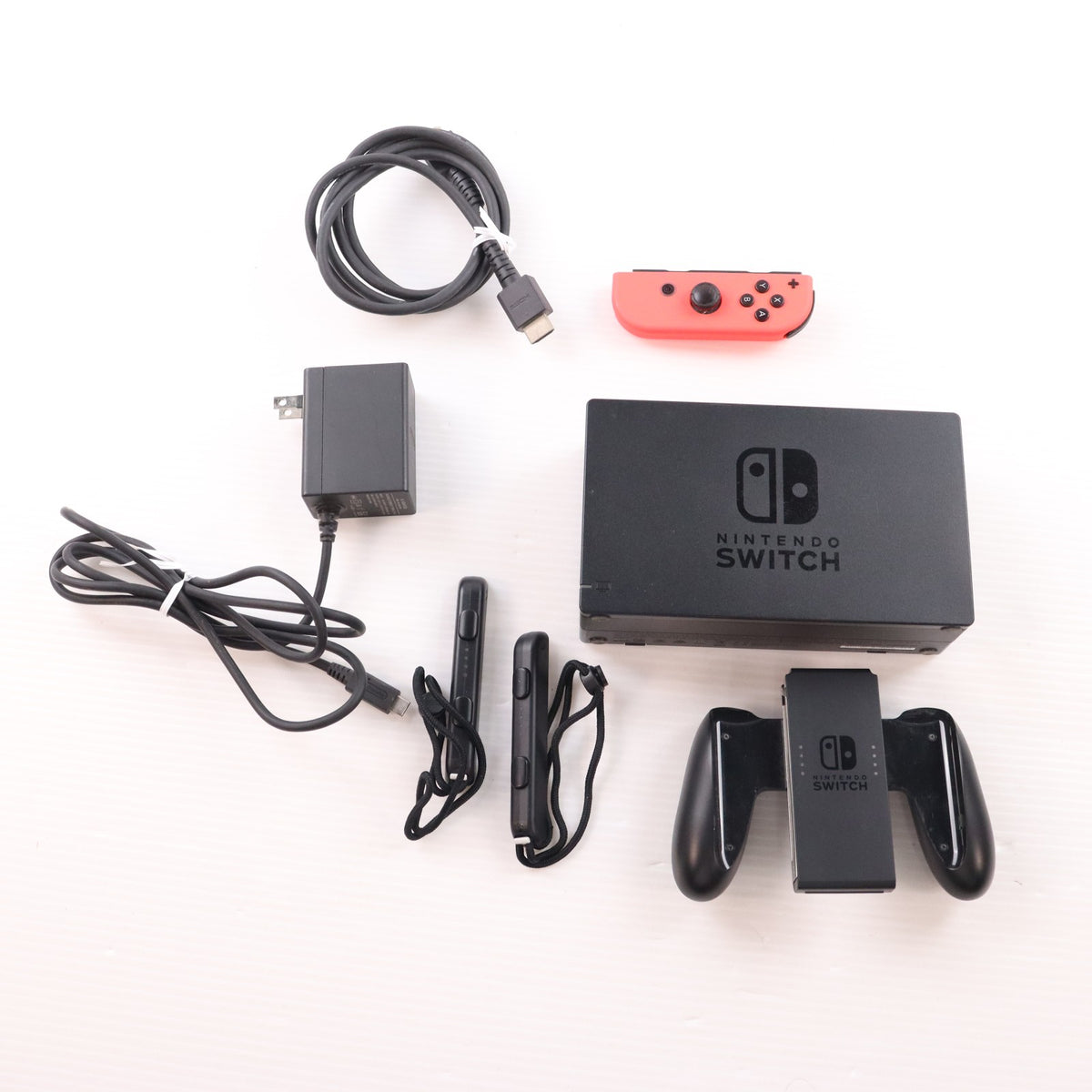 【中古即納】[Switch] (本体) Nintendo Switch(ニンテンドースイッチ) Joy-Con(L) ネオンブルー/R ネオンレッド 任天堂(HAC-S-KABAA)(20170303)