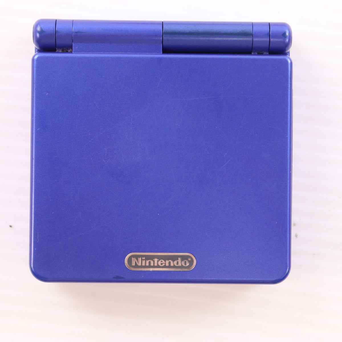 【中古即納】[GBA] (本体) GAMEBOY ADVANCE SP(ゲームボーイアドバンスSP) アズライトブルー 任天堂(AGS-S-ZBA)(20030214)