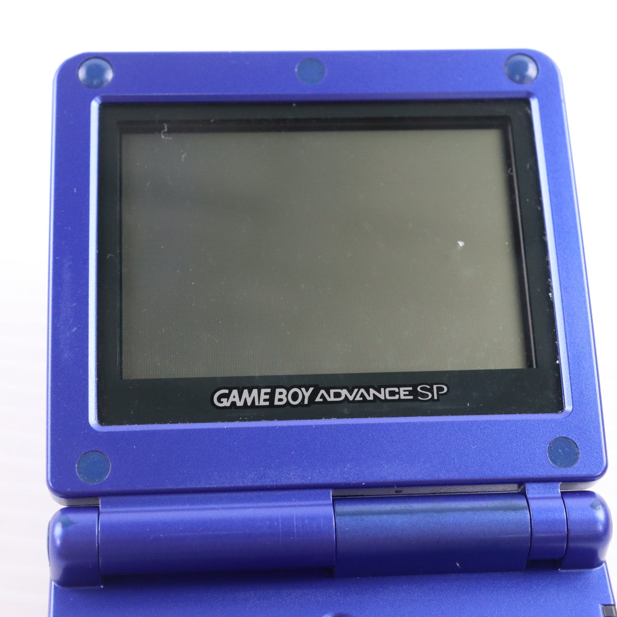 【中古即納】[GBA] (本体) GAMEBOY ADVANCE SP(ゲームボーイアドバンスSP) アズライトブルー 任天堂(AGS-S-ZBA)(20030214)