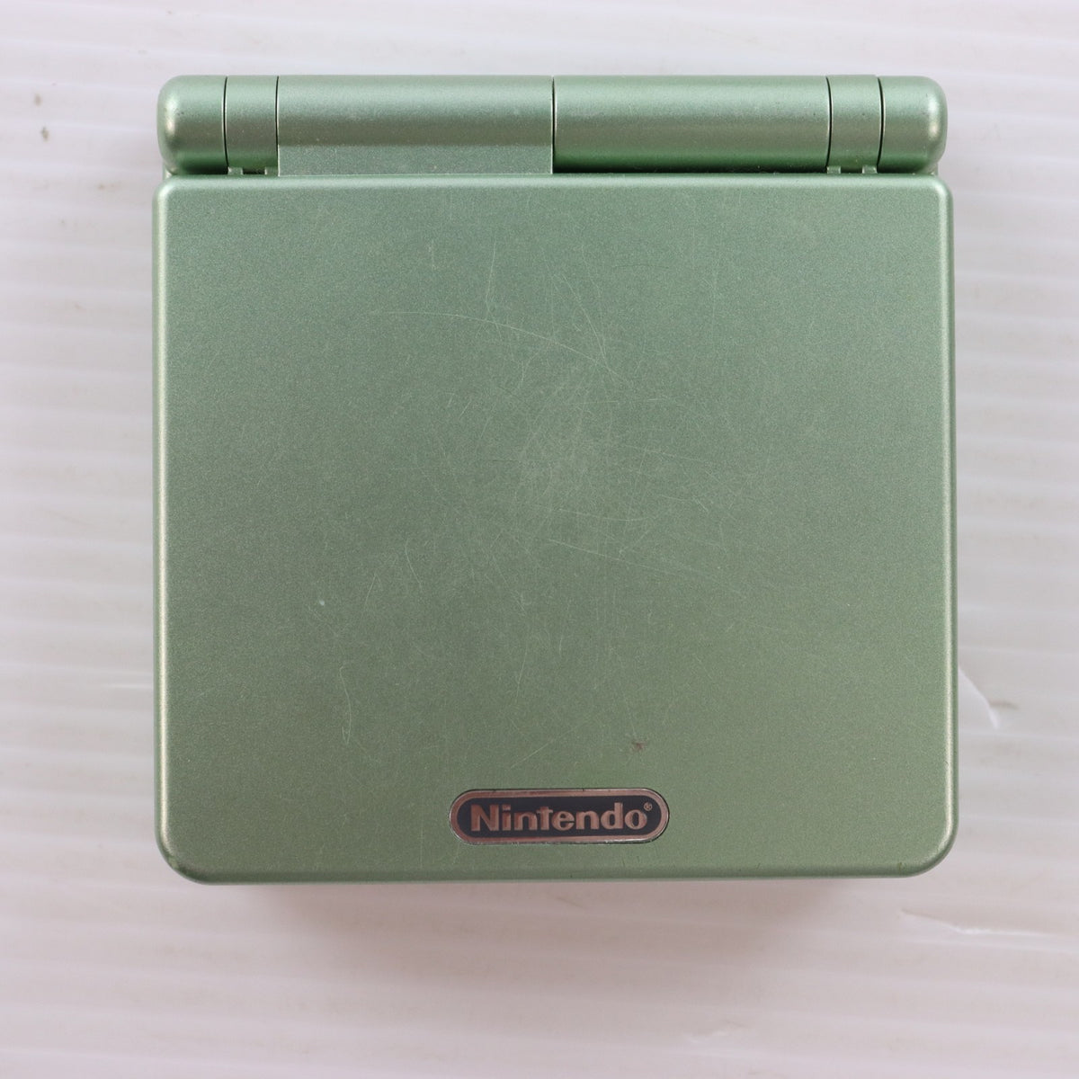 【中古即納】[GBA] (本体) GAMEBOY ADVANCE SP(ゲームボーイアドバンスSP) パールグリーン 任天堂(AGS-S-PMA)(20041118)