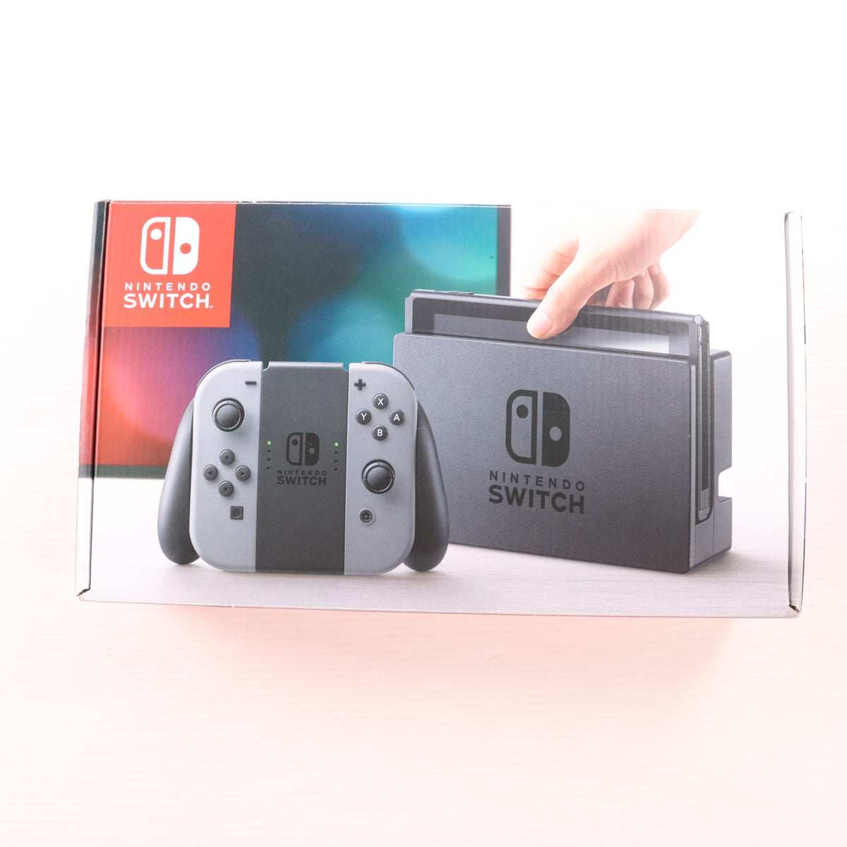 【中古即納】[Switch] (本体) Nintendo Switch(ニンテンドースイッチ) Joy-Con(L)/R グレー 任天堂(HAC-S-KAAAA)(20170303)