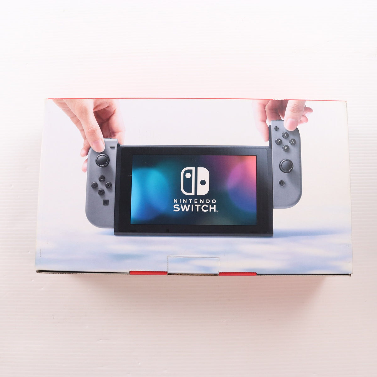 【中古即納】[Switch] (本体) Nintendo Switch(ニンテンドースイッチ) Joy-Con(L)/R グレー 任天堂(HAC-S-KAAAA)(20170303)