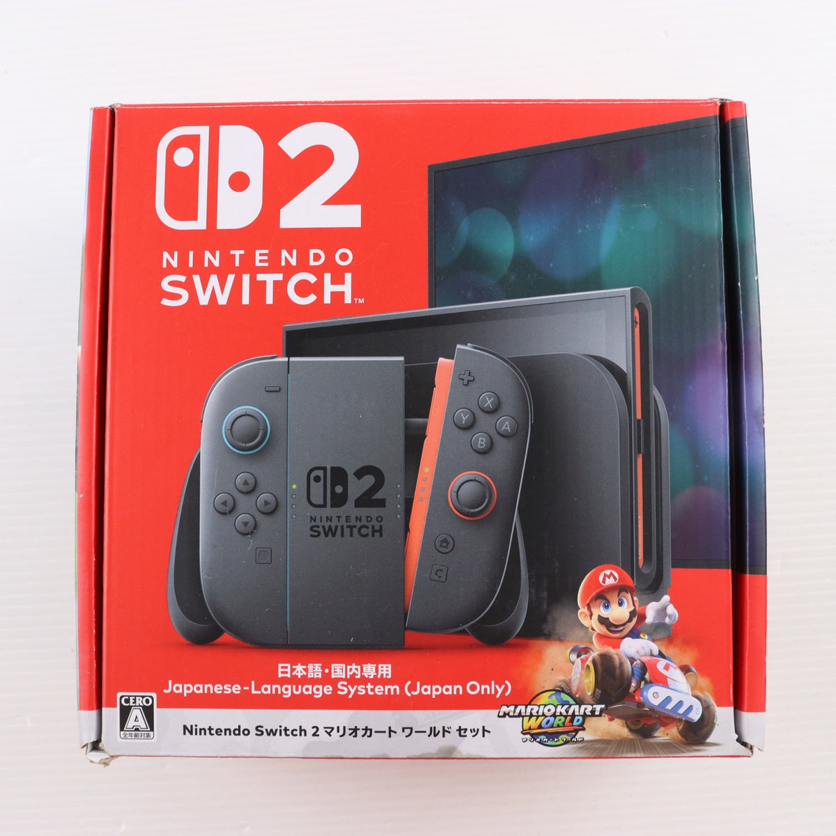 【中古即納】[Switch2] (本体)(ソフト無し) Nintendo Switch 2(ニンテンドースイッチ2)(日本語・国内専用) マリオカート ワールド セット 任天堂(BEE-S-KB6PA)(20250605)