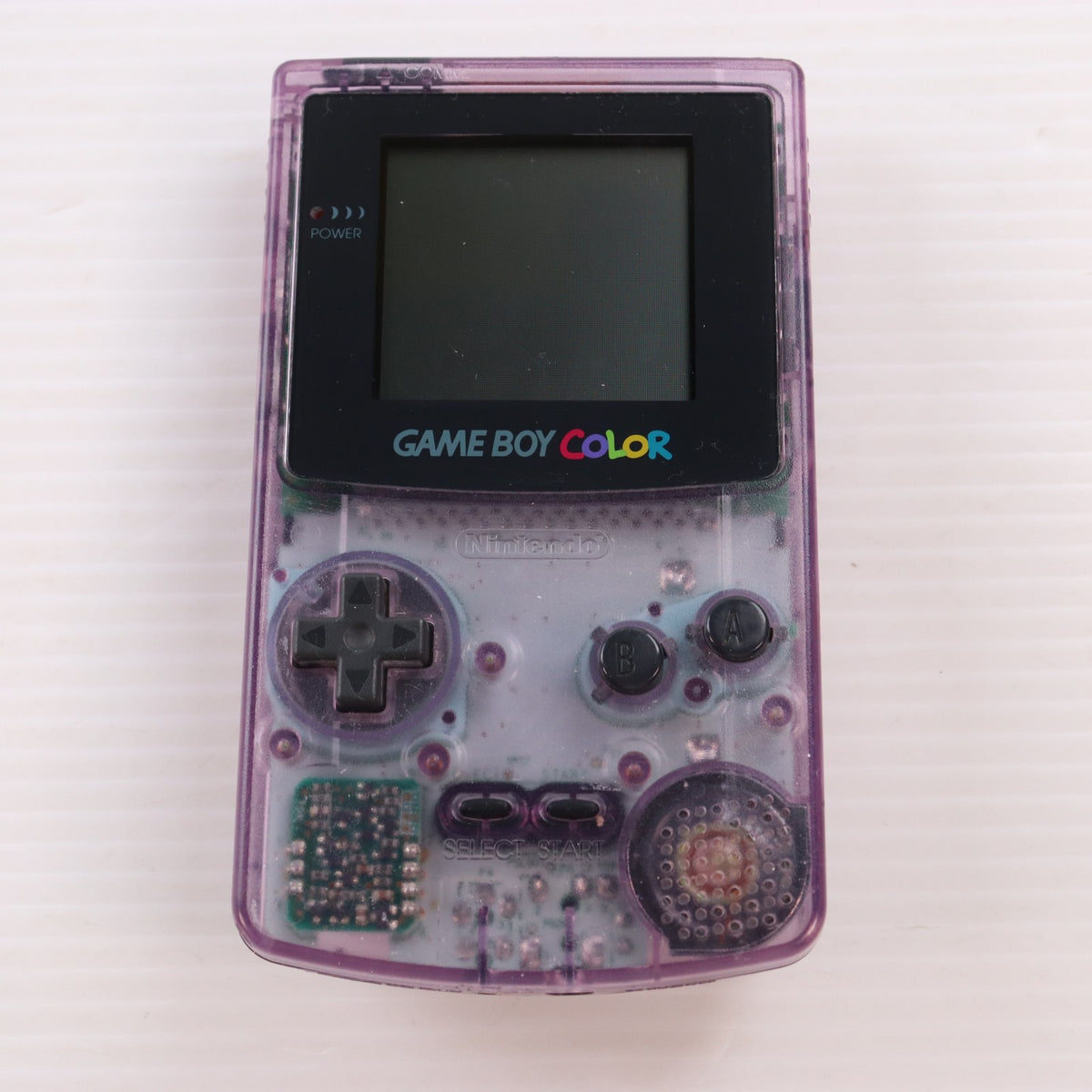 【中古即納】[GB] (本体) GAMEBOY COLOR(ゲームボーイカラー) クリアパープル 任天堂(CGB-001)(19981021)