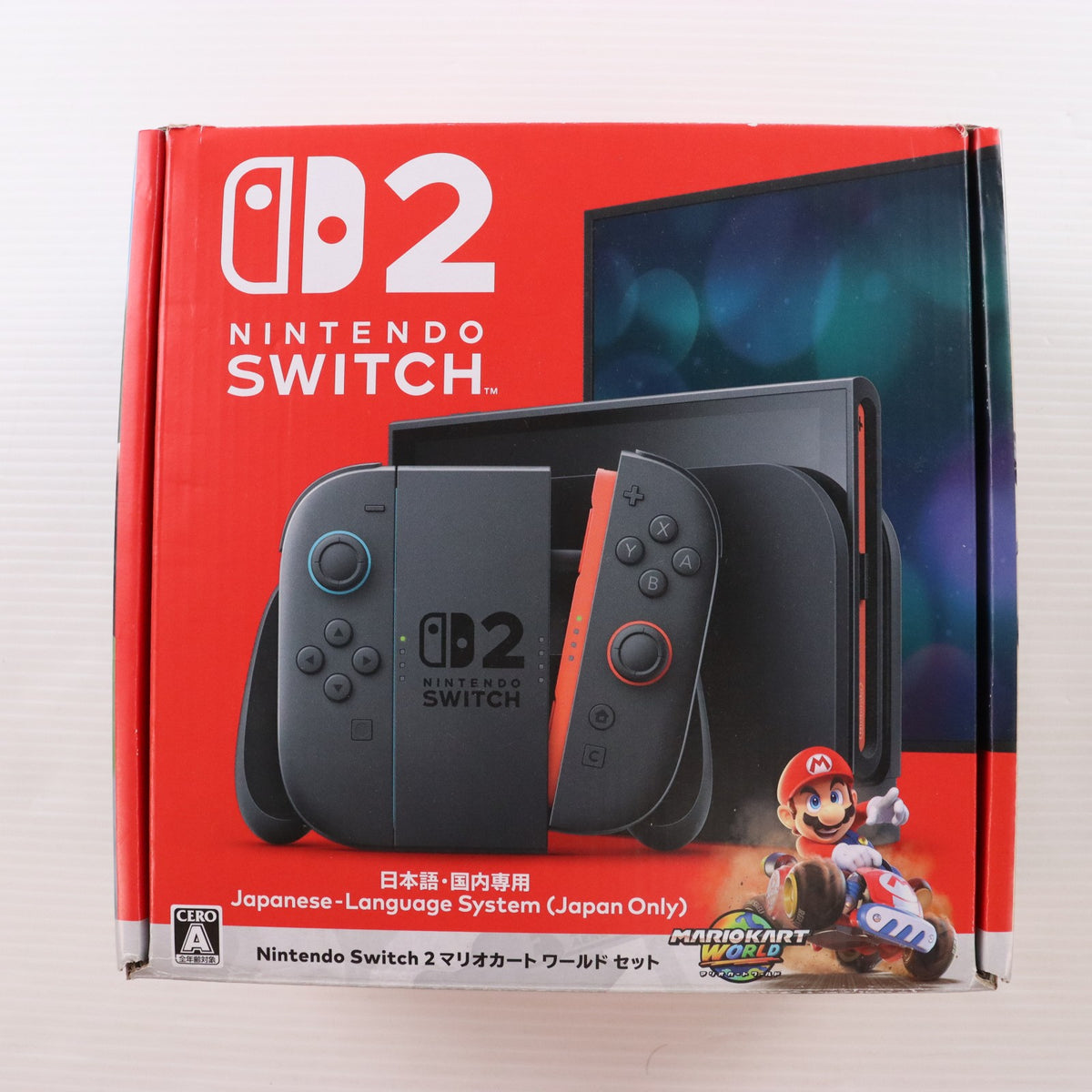 【中古即納】[Switch2] (本体)(ソフト無し) Nintendo Switch 2(ニンテンドースイッチ2)(日本語・国内専用) マリオカート ワールド セット 任天堂(BEE-S-KB6PA)(20250605)