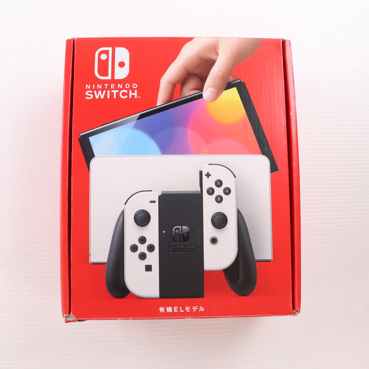 【中古即納】[Switch] (本体) Nintendo Switch(ニンテンドースイッチ) 有機ELモデル Joy-Con(L)/(R) ホワイト 任天堂(HEG-S-KAAAA)(20211008)