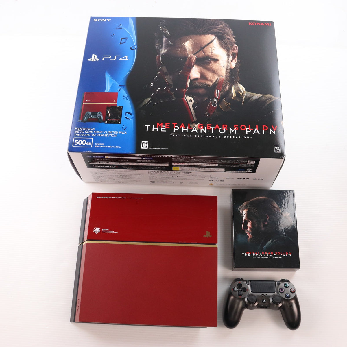 【中古即納】[PS4] (本体) PlayStation 4 METAL GEAR SOLID V LIMITED PACK THE PHANTOM PAIN EDITION(プレイステーション4 メタルギア ソリッド 5 リミテッドパック ファントムペインエディション) SCE(CUHJ-10009)(20150902)