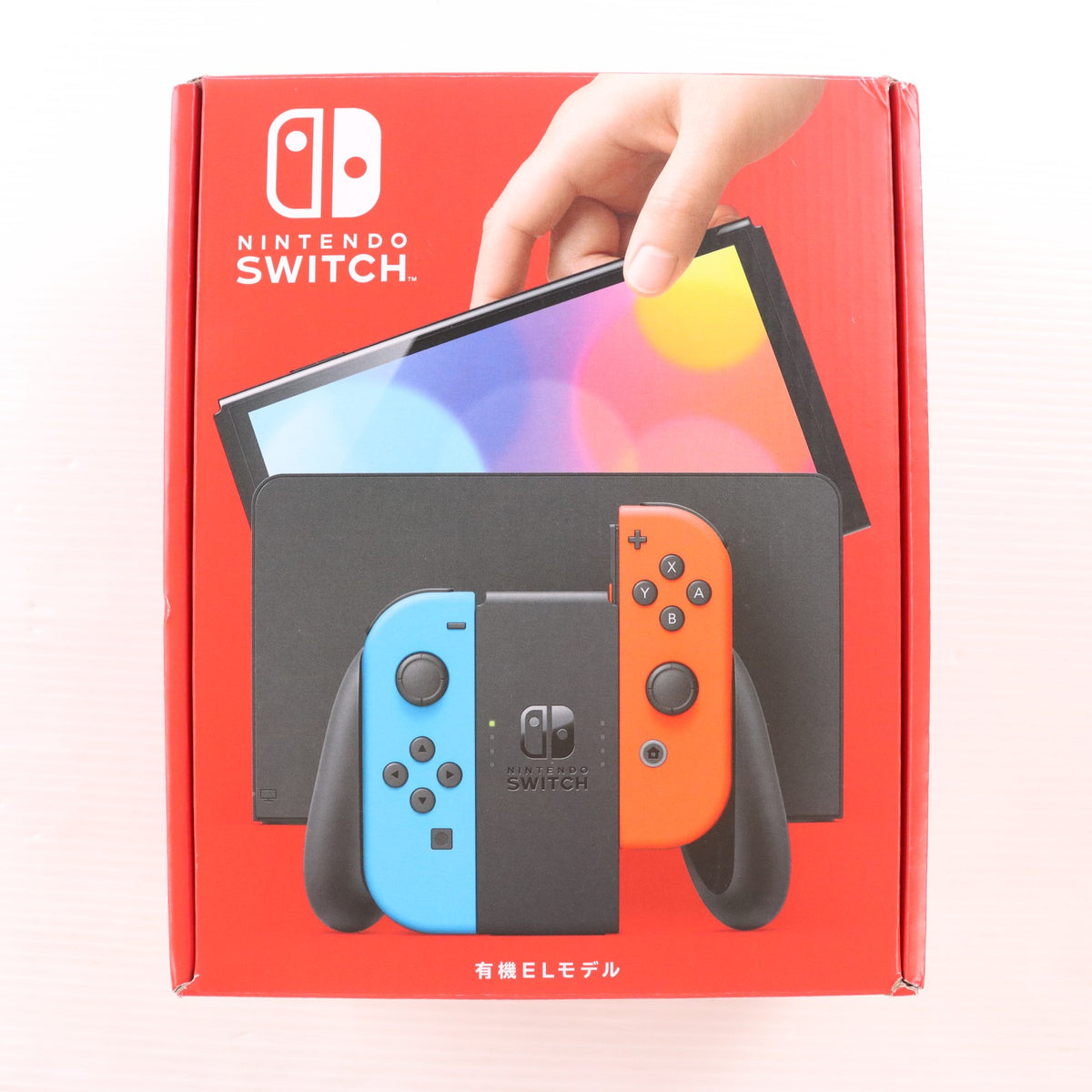 【中古即納】[Switch] (本体) Nintendo Switch(ニンテンドースイッチ) 有機ELモデル Joy-Con(L) ネオンブルー/(R) ネオンレッド 任天堂(HEG-S-KABAA)(20211008)