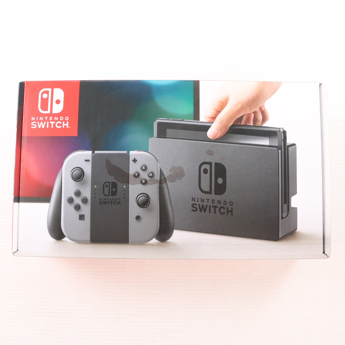 【中古即納】[Switch] (本体) Nintendo Switch(ニンテンドースイッチ) Joy-Con(L)/R グレー 任天堂(HAC-S-KAAAA)(20170303)