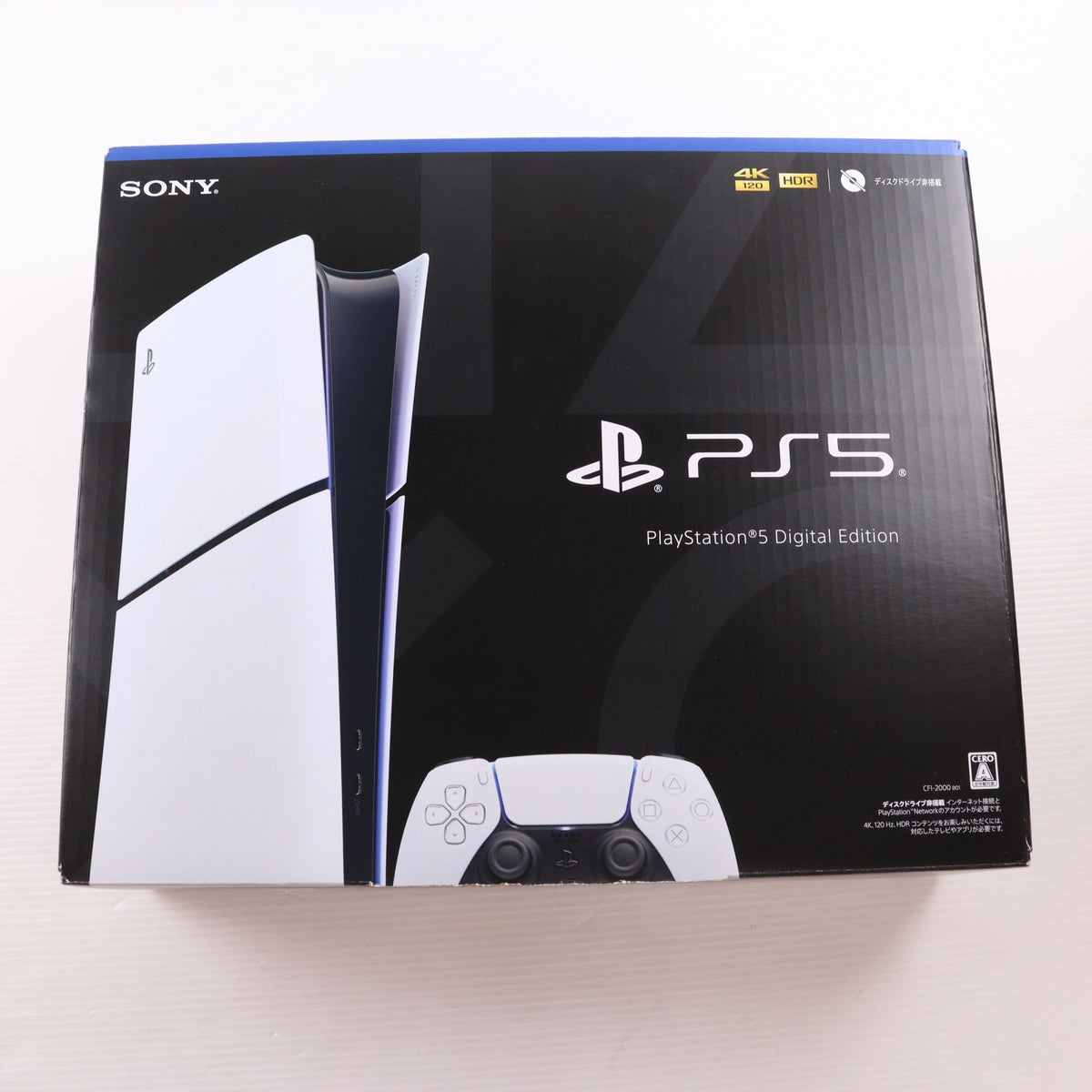 【中古即納】[PS5] (本体) PlayStation 5(プレイステーション5) slimモデル(スリムモデル) デジタル・エディション SIE(CFI-2000B01)(20231110)