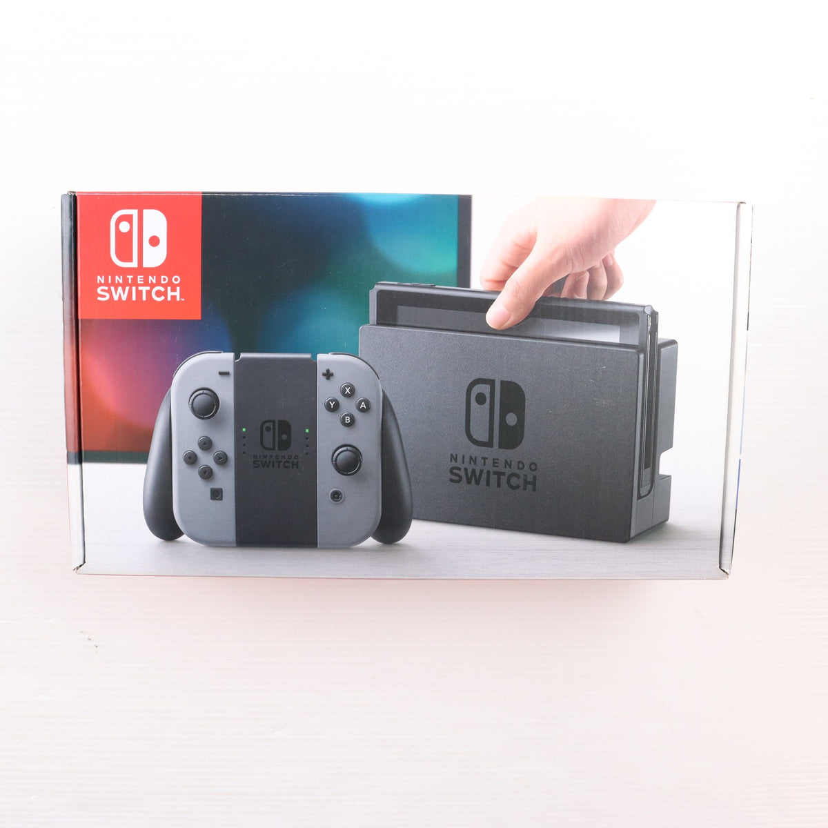 【中古即納】[Switch] (本体) Nintendo Switch(ニンテンドースイッチ) Joy-Con(L)/R グレー 任天堂(HAC-S-KAAAA)(20170303)