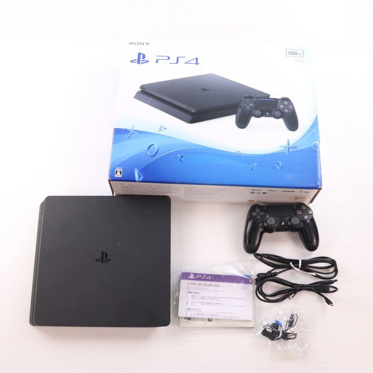 【中古即納】[PS4] (本体) PlayStation 4(プレイステーション4) ジェット・ブラック HDD500GB SIE(CUH-2000AB01)(20160915)