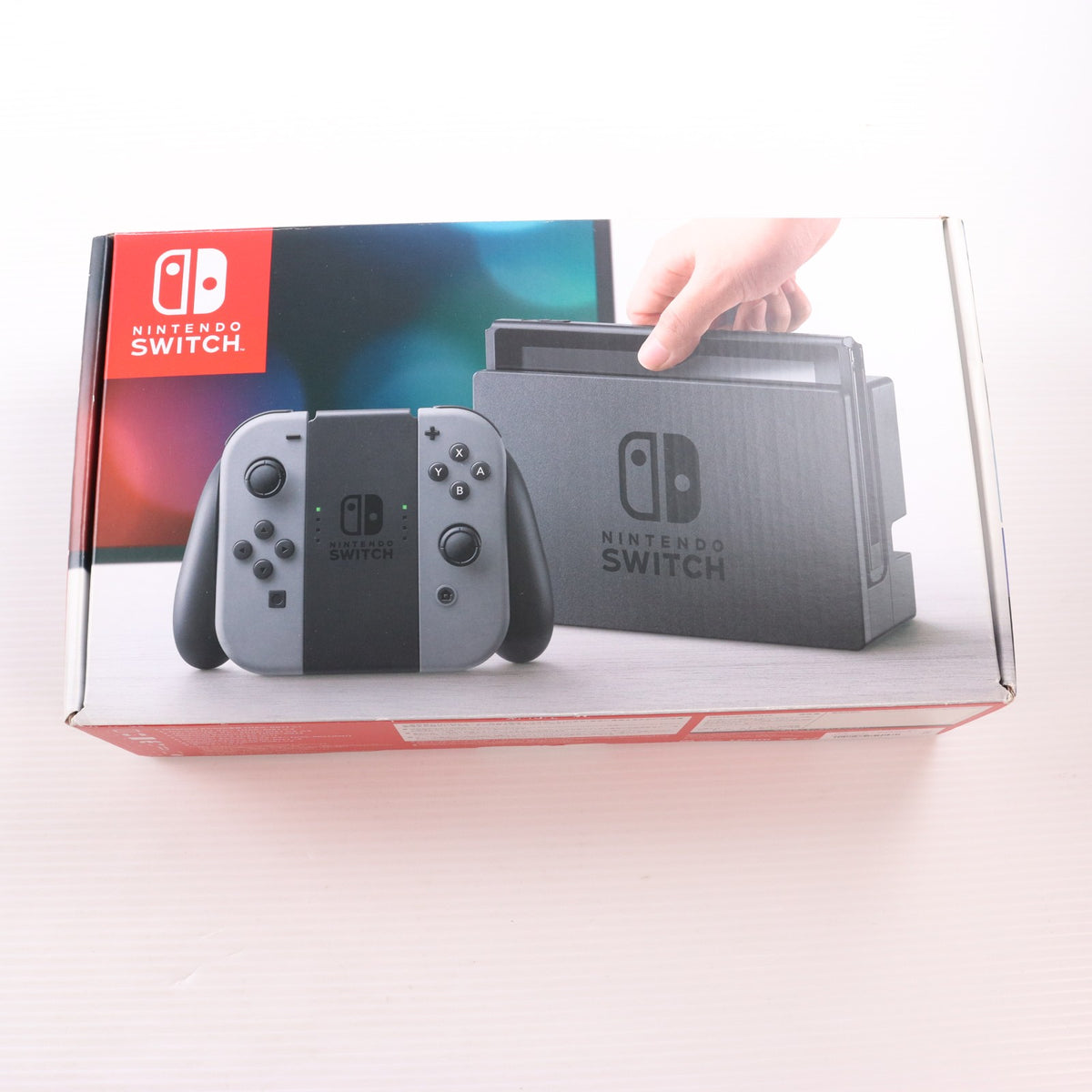 【中古即納】[Switch] (本体) Nintendo Switch(ニンテンドースイッチ) Joy-Con(L)/R グレー 任天堂(HAC-S-KAAAA)(20170303)