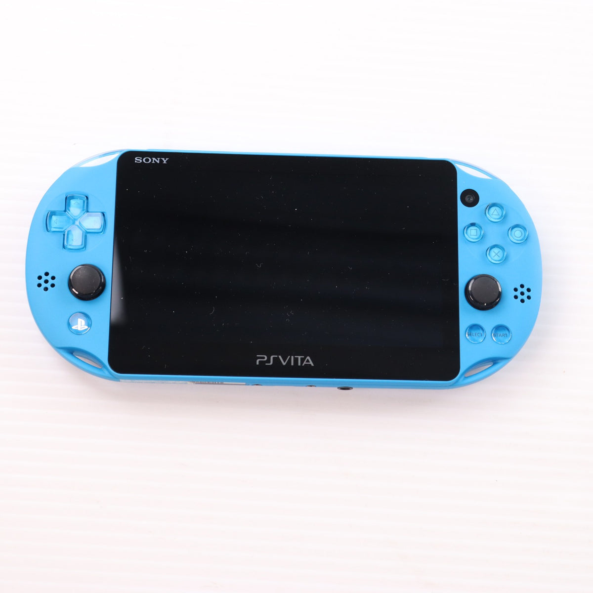 【中古即納】[PSVita] (本体) PlayStation Vita(プレイステーション ヴィータ) Wi-Fiモデル アクア・ブルー SCE(PCH-2000ZA23)(20150917)