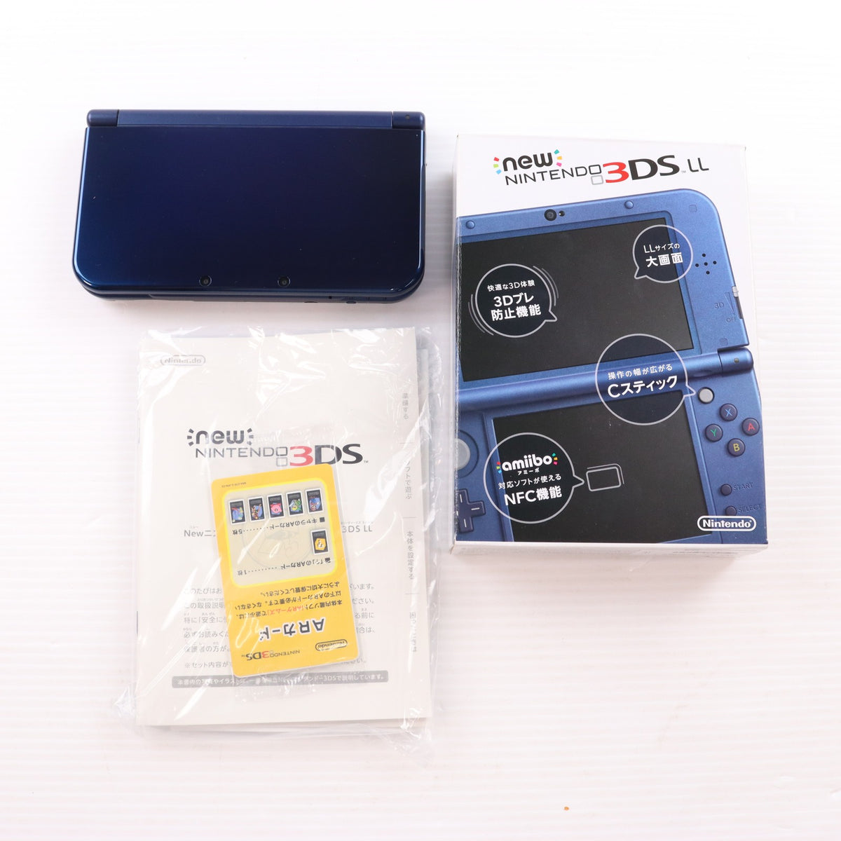 【中古即納】[3DS] (本体) Newニンテンドー3DS LL メタリックブルー 任天堂(RED-S-BAAA)(20141011)