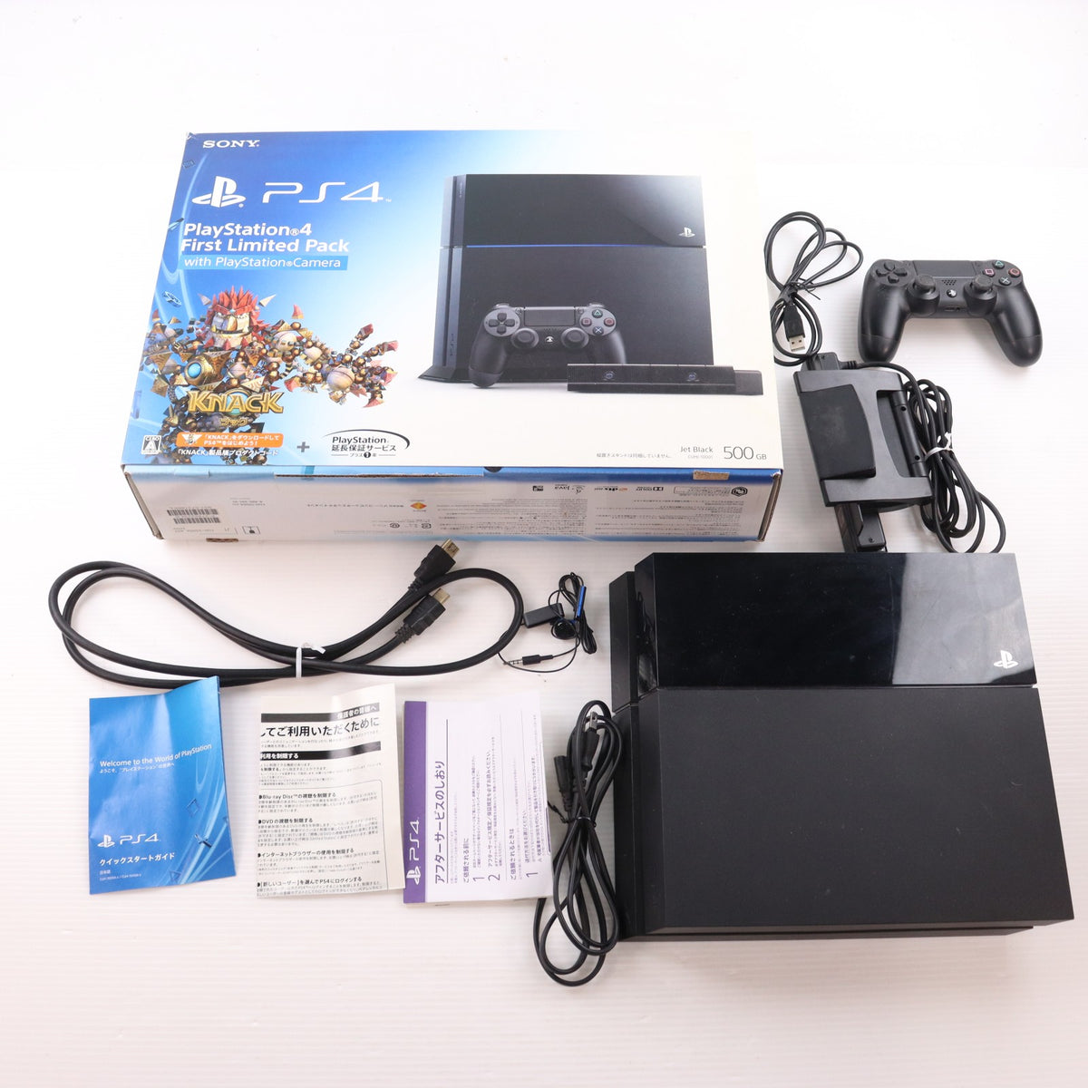 【中古即納】[PS4] (本体) PlayStation 4(プレイステーション4) First Limited Pack with PlayStation Camera HDD 500GB SIE(CUHJ-10001)(20140222)