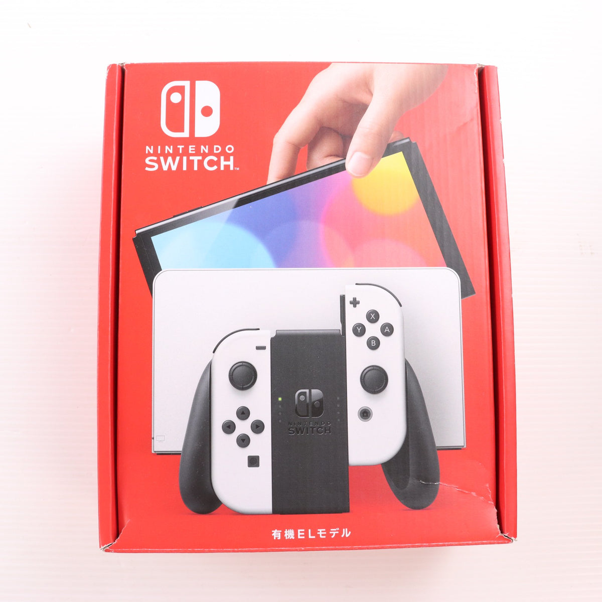 【中古即納】[Switch] (本体) Nintendo Switch(ニンテンドースイッチ) 有機ELモデル Joy-Con(L)/(R) ホワイト 任天堂(HEG-S-KAAAA)(20211008)