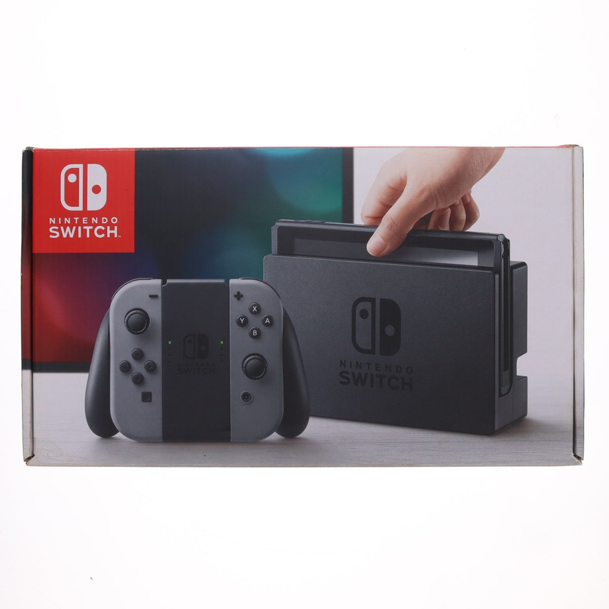 【中古即納】[Switch] (本体) Nintendo Switch(ニンテンドースイッチ) Joy-Con(L)/R グレー 任天堂(HAC-S-KAAAA)(20170303)